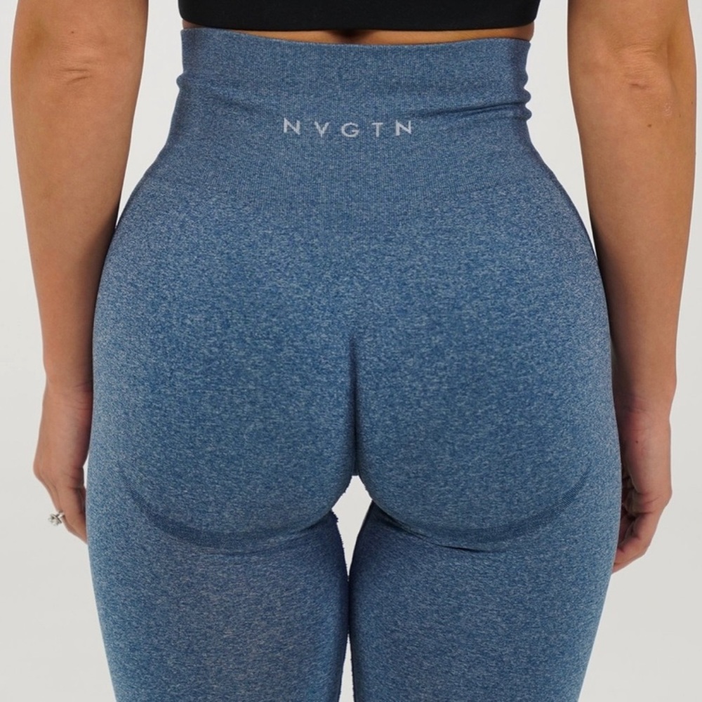 NVGTN Seamless Curve Slate Blue Leggings